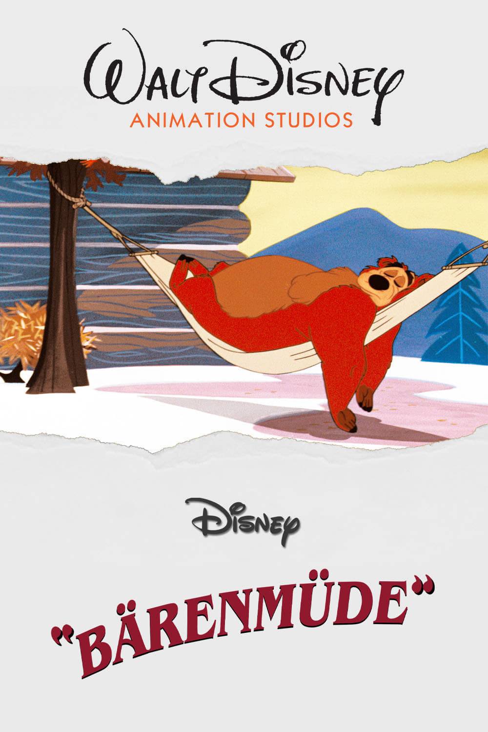 Poster: Bärenmüde