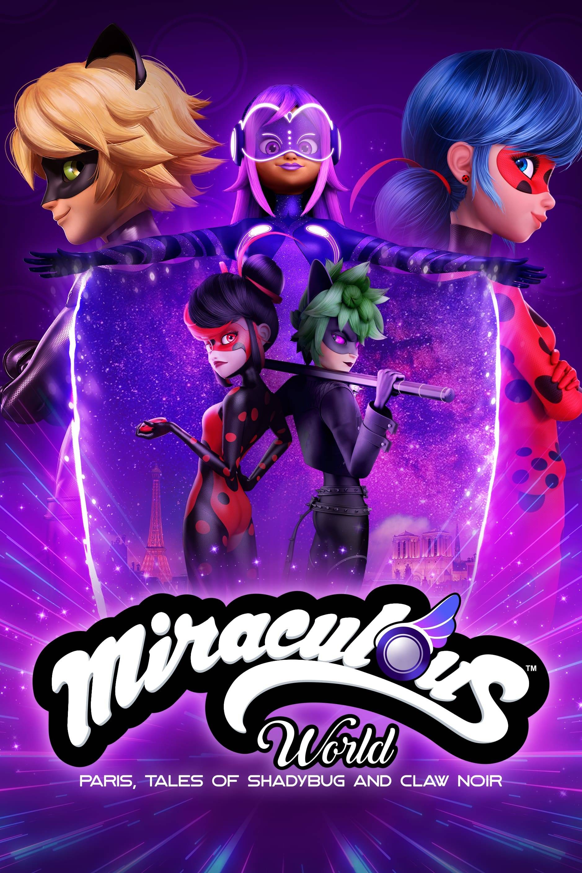 Poster: Miraculous World: Paris, Geschichten von Shadybug und Claw Noir