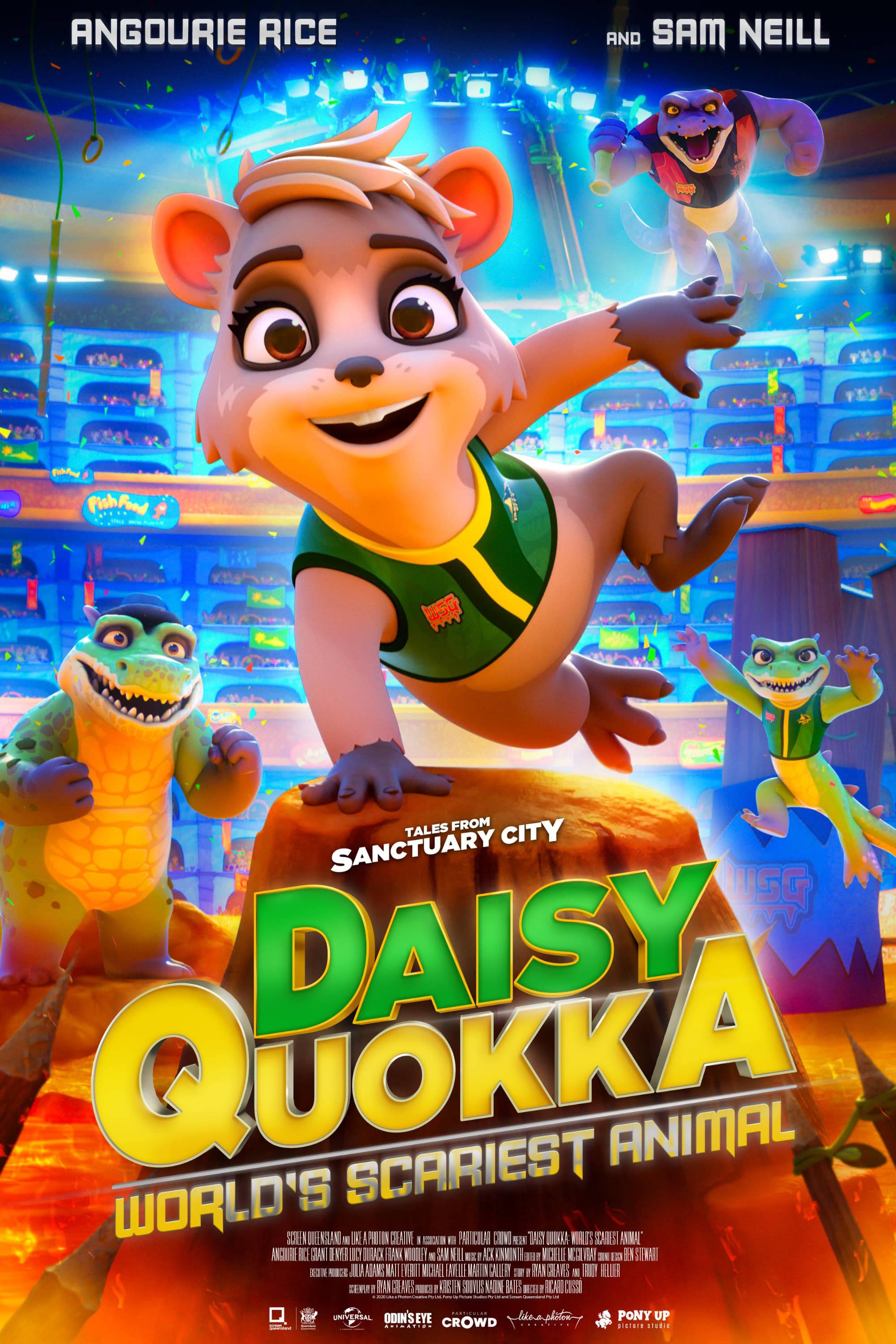Poster: Wettkampf der Tiere - Daisy Quokkas Grosses Abenteuer