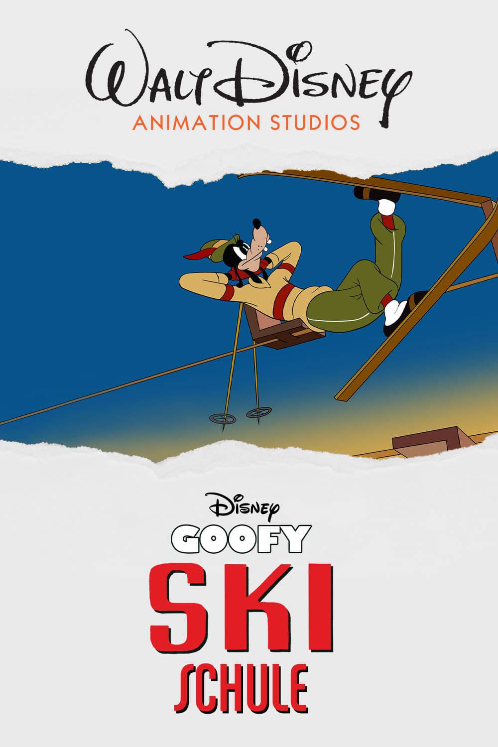 Poster: Ski Schule