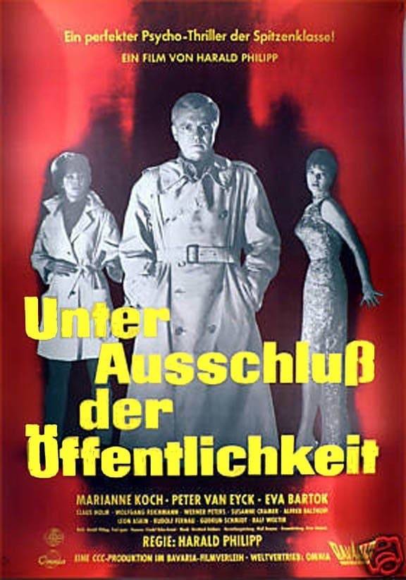 Poster: Unter Ausschluß der Öffentlichkeit