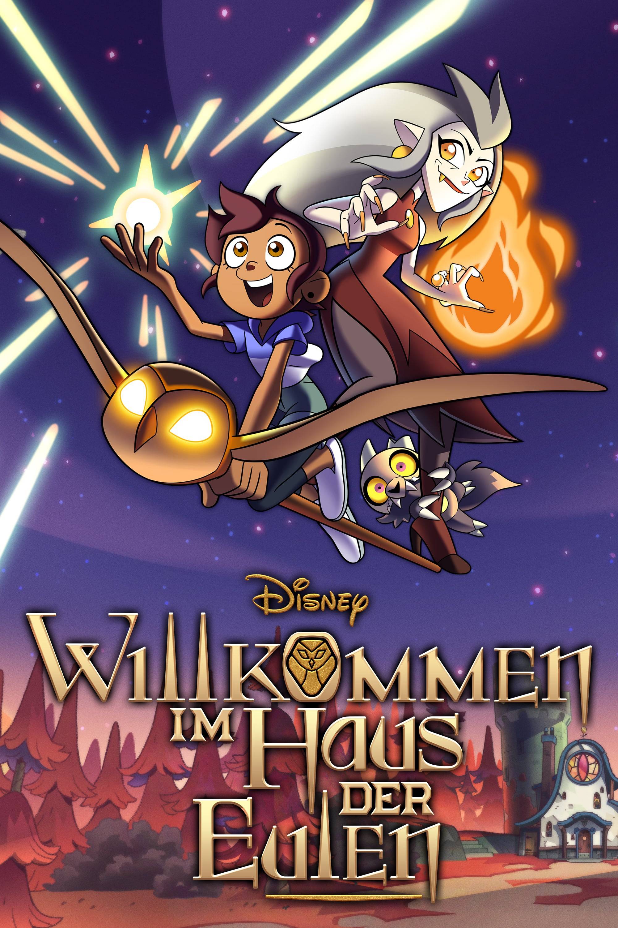 Poster: Willkommen im Haus der Eulen