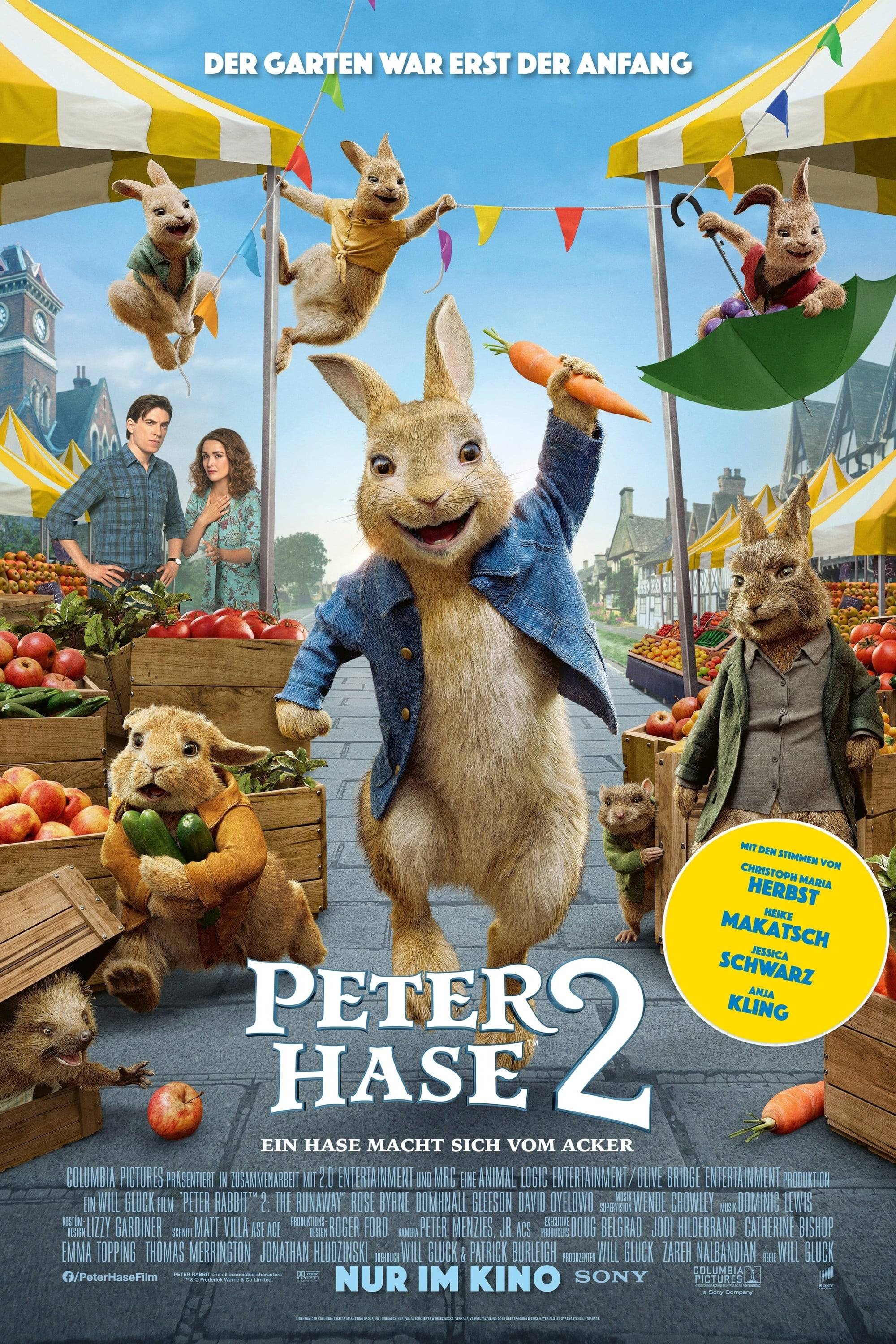 Poster: Peter Hase 2 – Ein Hase macht sich vom Acker